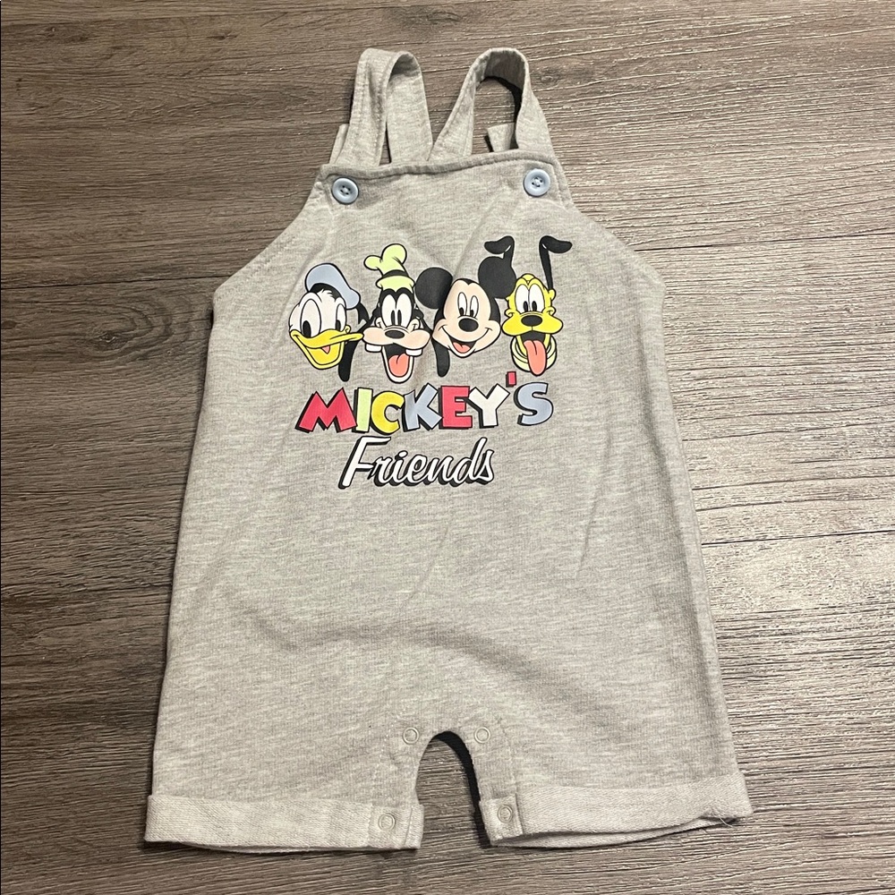 Disney Infant boy 18m mickeys overalls
